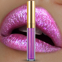 Nouveau brillant à lèvres chromé 6 couleurs duochrome maquillage perle brillant à lèvres
