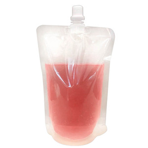 Wholesale Stand Up Suction Nozzal Icing Spout Pouch for Juice - Product Image 2