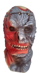Halloween <strong>Scary</strong> Horror <strong>Mask</strong> Made of Natural Latex with Full Face Coverage One Size Fits All for Party Use - Product Image 2