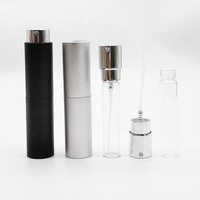 Flacons vaporisateurs de parfum vides en aluminium, mini format voyage, 5ml 10ml, pour recharger les cosmétiques