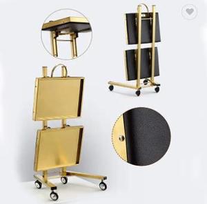 Carrito de Metal para Salón de Belleza, Herramientas de Spa, Carrito para Peluquería, Venta al por Mayor - Product Image 3
