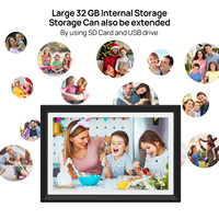Pabrik NO 1 OEM ODM Layar Sentuh Premium 10.1 Inci Memori 32GB Pilihan Hadiah Terbaik untuk Penjualan Liburan Bingkai Foto Digital Frameo