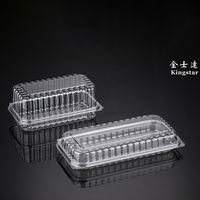 Conteneur alimentaire en plastique transparent à charnière jetable écologique personnalisé de 1000 ml