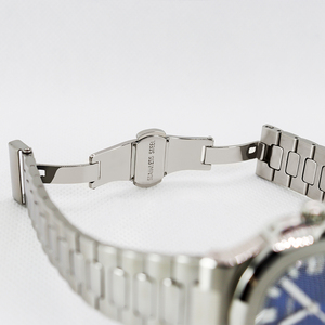 Hot Selling <b>Navy</b> Blue Model 3bar Water Resistance Nh35 Automatic Mechanical Square Shape Steel <b>Watches</b> - Product Image 6