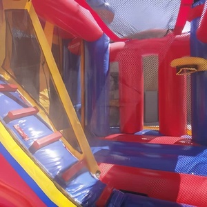 Castillo hinchable al aire libre con tobogán acuático, casa de rebote comercial para niños y adultos, juego de entretenimiento - Product Image 5