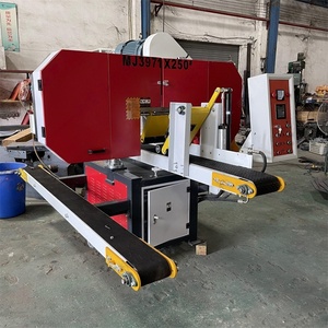 Industrial Horizontal Dual Blade Conveyor Resaw <strong>Wood</strong> <strong>Cutting</strong> Band Saw 15.37kW Motor for <strong>Cutting</strong> Logs Redwood <strong>Thin</strong> <strong>Wood</strong> <strong>Board</strong> - Product Image 3