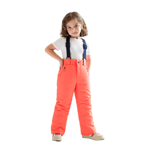 Pantalones de Esquí Impermeables para Niños, Pantalones de <span class=keywords><strong>Nieve</strong></span> Profesionales de Cintura Alta, Ropa de Invierno Térmica a Prueba de Viento para Niños y Niñas - Product Image 1
