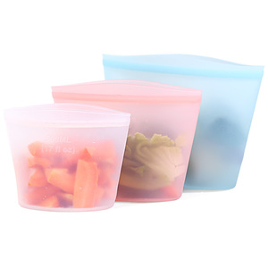 Bolsa de Almacenamiento de Alimentos de Silicona Personalizada, Libre de BPA, Plegable y Reutilizable, para Leche Materna, Congelador de Cocina - Product Image 6