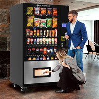 Distributeur automatique de snacks commercial pour l'Europe, machine distributrice de boissons compacte pour articles de vente au détail avec certification CE RoHS