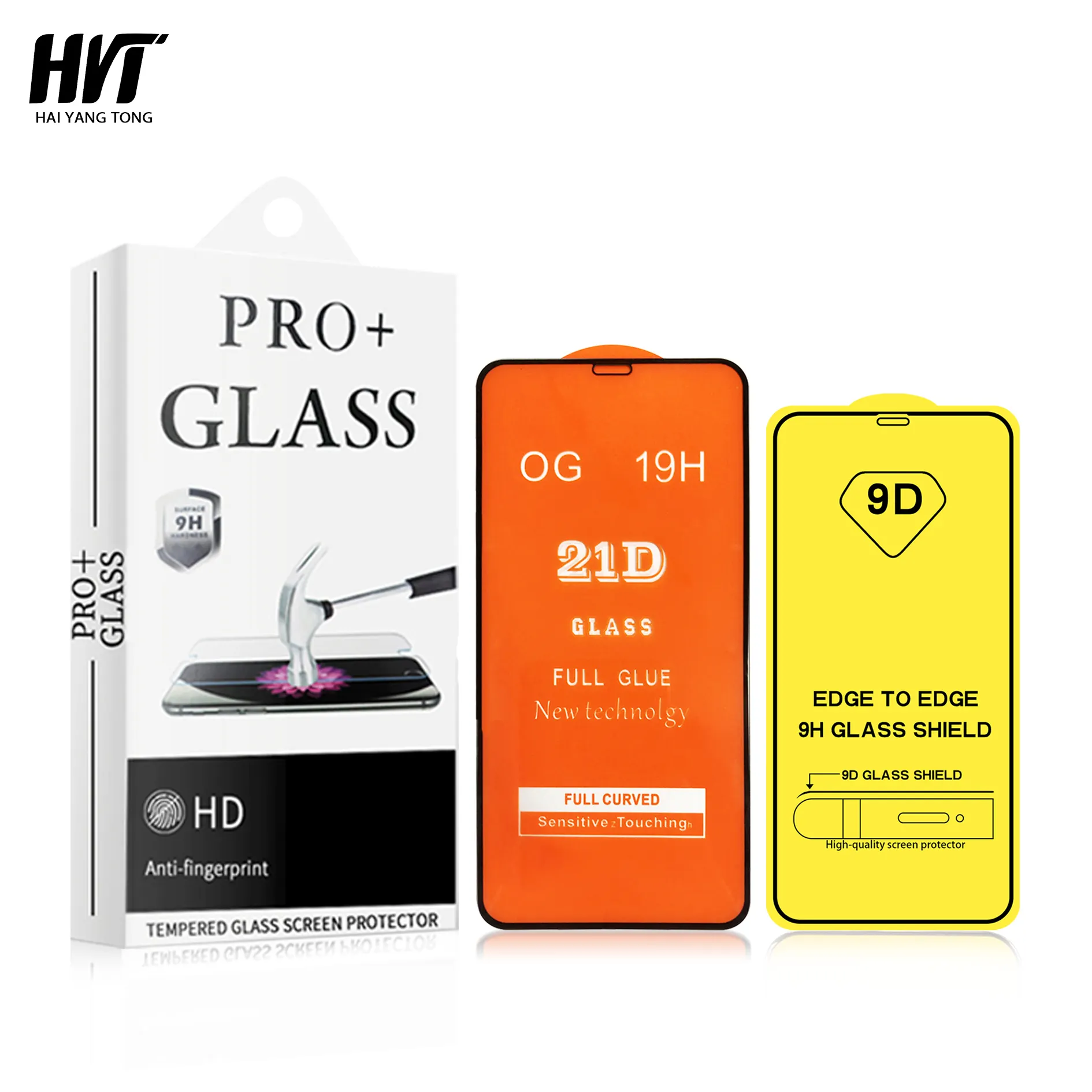 Factory Price 9d 21d Micas De Vidrio Full Glue Tempered Glass For Infinix Smart 6 Screen Protector For iPhone Samsung Vivo Oppo