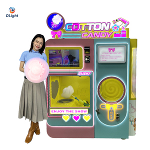 New Arrival hoàn toàn tự động rắc chức năng kẹo bông Máy bán hàng tự động để bán - Product Image 6