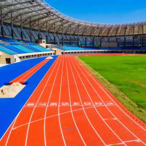 <span class=keywords><strong>Pista</strong></span> <span class=keywords><strong>de</strong></span> <span class=keywords><strong>Atletismo</strong></span> JRACE Completamente <span class=keywords><strong>de</strong></span> PU Unite-Tech con Material Sintético <span class=keywords><strong>de</strong></span> Alto Rendimiento para Estadios - Product Image 1