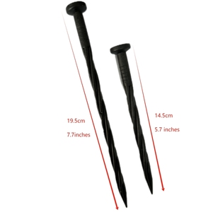 JNZ Top Grade <strong>Plastic</strong> <strong>Edging</strong> Nails Heavy Duty Anchoring Spikes Strong <strong>Plastic</strong> Pegs for Secure Garden and Paver <strong>Edging</strong> - Product Image 3