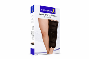Attelle d'immobilisation du genou Osteoplast longue de 22 pouces, orthèse réglable pour le soutien post-chirurgical et les blessures - Product Image 3