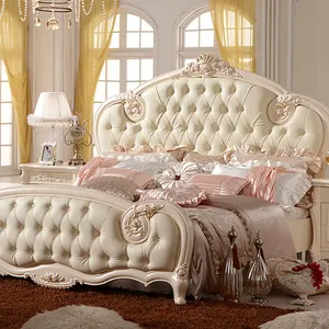 Dubai clásico rey a casa conjunto de muebles de dormitorio