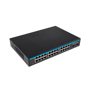 Desktop <b>Switch</b> 24 Port Gigabit <b>Ethernet</b> Metal Case VLAN Support Non PoE For Office Building Access Point - Product Image 3
