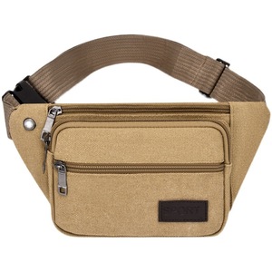 Sac de ceinture vintage en <span class=keywords><strong>toile</strong></span> de grande capacité pour hommes femmes sac de poitrine à bandoulière à fermeture éclair pour les affaires sports de plein air voyage vente en gros - Product Image 1