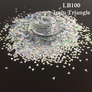 Xucai BL100 Series Fine Bio Glitter Powder Laser Silver Crafts para festivales Maquillaje Venta caliente Suministros de fiesta de plástico a granel - Product Image 2