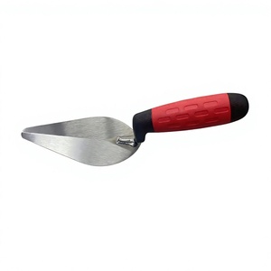 Truelle de maçonnerie en acier à haute teneur en carbone, poignée ergonomique, 6/7/8 pouces, outil de plâtrage professionnel pour maçonnerie - Product Image 1