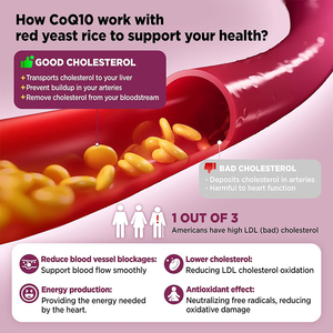 Красный дрожжевой рис + жевательные лапки CoQ10 - Product Image 3