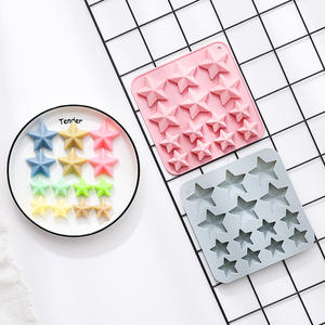 New Arrival Star Shaped Nonstick <b>Silicone</b> <b>Cake</b> <b>Molds</b> Food-Grade Reusable Cute <b>Silicone</b> Magnetic Chocolate, Candy & Ice DIY <b>Mold</b> - Product Image 3