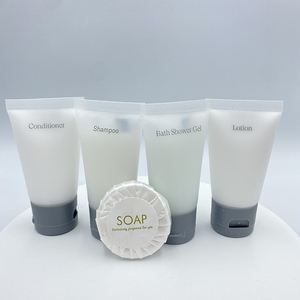 Bộ Dầu Xả Dầu Gội Kích Thước Du Lịch Logo Tùy Chỉnh Gel Tắm Mini Nhãn Hiệu Riêng Dầu Gội Khách Sạn - Product Image 3