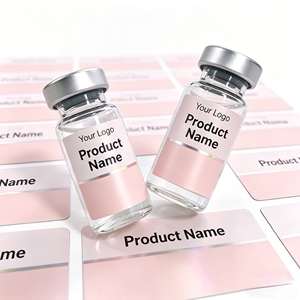Étiquettes personnalisées pour flacons de peptides de <span class=keywords><strong>laboratoire</strong></span>, autocollants adhésifs de haute qualité 3ml 10ml pour usage pharmaceutique - Product Image 3