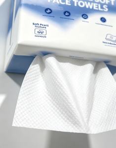 Toallas Faciales Desechables Suaves Hensun, 300 Hojas, 2 Capas, No Tejidas, Paquete para Montar en la Pared, para el Cuidado de la Piel, Toallitas de Algodón para Adultos - Product Image 2