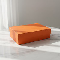 Boîte en carton rigide pliable magnétique avec laminage mat, logo personnalisé, doublure en éponge, emballage cadeau pour vêtements, chaussures, parfums