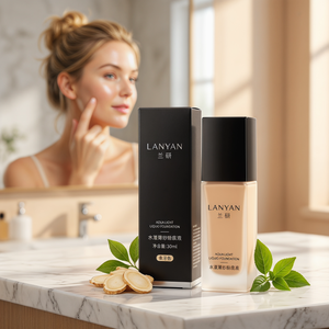 Base de <span class=keywords><strong>Maquillaje</strong></span> Líquida Vegana de Larga Duración y Alta Calidad, 24H, Cobertura Total, Mate, Cosméticos de Marca Privada - Product Image 4