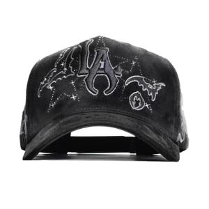 Casquettes OEM personnalisées avec strass, collection anniversaire, noires, 5 panneaux, style baseball, sportives, 100% coton, ajustables - Product Image 3
