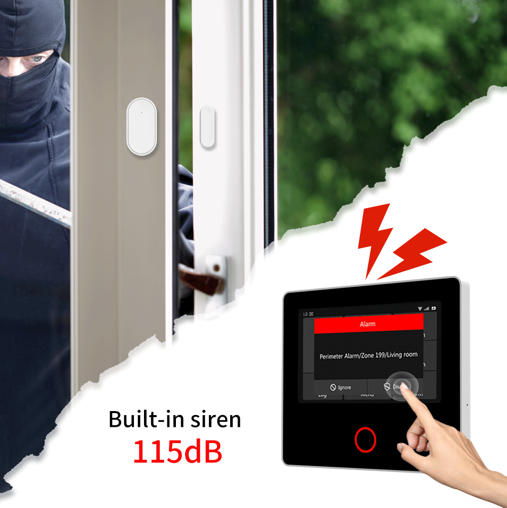 Staniot WiFi 4G Wireless Home Security Alarm System Tuya 433MHz/868MHz Burglar WIFI Alarm System · image 3