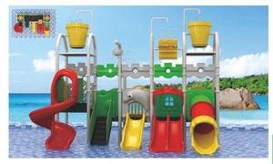 Trẻ em 'cho Aqua công viên sợi thủy tinh ống trượt nước giật gân Pad & sóng trò chơi hồ bơi vui vẻ nhựa trượt với Rides từ mục tiêu - Product Image 2