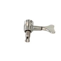 Guitar Accessories Bass Fully Enclosed Tuning Pegs 4-String Alloy Silver Fishbone Bass Fully Enclosed String Posts