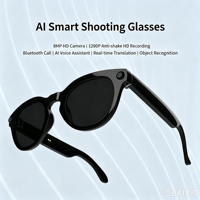 Gafas Inteligentes con IA, Audio de Oído Abierto, Asistente de Voz con IA, Grabación de Video 1080P, Traducción en Tiempo Real para Viajes de Negocios