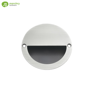 China Manufacturer Beautiful Stainless Steel Cabinet Cupboard Modern Round Conceal Furniture Pull Handle - Product Image 1