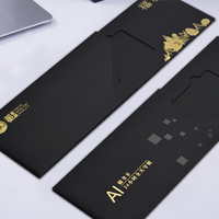 Boîte rigide de luxe personnalisée avec tiroir coulissant en papier pour cartes VIP, cartes de crédit et cartes cadeaux