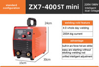 Machine à souder à l'arc MMA portable mini ZX7-400S 400A 380V