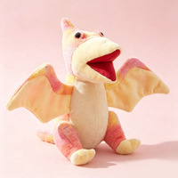 Serie de Muñecos de Dinosaurios Clásicos Transfronterizos: Pterodáctilo, Parasaurio, Tiranosaurio Rex, Muñeco de Peluche Hecho a Mano para Navidad