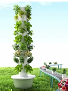 เครื่องปลูกผักแบบไฮโดรโปนิกส์ข้ามพรมแดน แบบตั้งเสา สำหรับการศึกษาวิทยาศาสตร์ในโรงเรียน อุปกรณ์ปลูกแบบไร้ดิน - Product Image 4