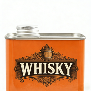 Canhojalata de vino de Metal de 700ml/750ml con botella de plástico interior para Vodka <span class=keywords><strong>Brandy</strong></span> Whisky Gin Rum Tequila - Product Image 6