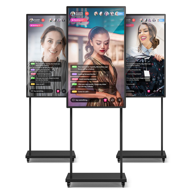 Facebook Fan Interactive Wireless Big Screen Video Streaming Stand Live Broadcast Equipment