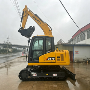 Nueva Excavadora de Orugas Diésel Shantui SE75 de 7 Toneladas, Cucharón de 0.32m, Potencia de 36.8KW para Maquinaria Pesada de Movimiento de Tierras al por Mayor - Product Image 1