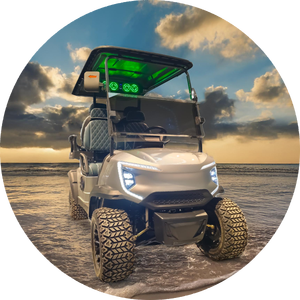 รถกอล์ฟไฟฟ้า4 + 2ที่นั่งปรับแต่งสีได้3500W ผ่านการรับรอง CE - Product Image 5