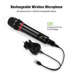 Ngoài trời không dây Microphone cầm tay năng động ca hát đứng microphone chuyên nghiệp UHF Hệ thống micro không dây - Product Image 5