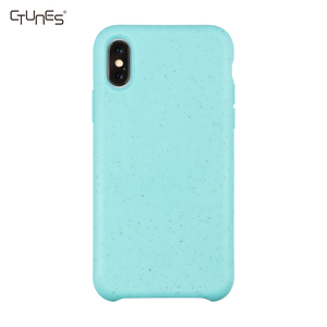 Precio de fábrica personalizada Biodegradable colgador de Anti-arañazos de paja de trigo SmartPhone caso para IPhone X/Xr/Xs. - Product Image 2