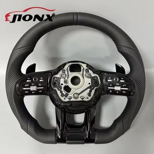 Volant de voiture en cuir pour <span class=keywords><strong>Mercedes</strong></span>-Benz W205 W213 W222 W177 CLA GLA GLC GLE GLS GLE, livraison directe d'usine - Product Image 1
