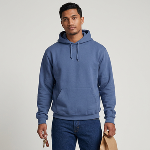 Sweat à capuche en molleton de coton léger mais chaud pour homme, idéal pour un usage quotidien, style vêtements chauds d'hiver - Product Image 1