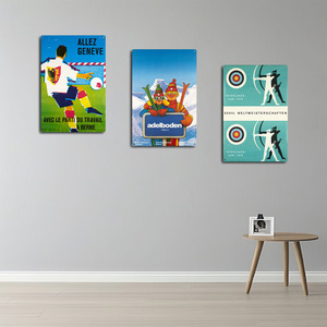 Bas <span class=keywords><strong>prix</strong></span> haute qualité métal signe Club ou exposition mur Art <span class=keywords><strong>suisse</strong></span> sports et Nature tactile étain <span class=keywords><strong>plaque</strong></span> abstraite métal mur affiche - Product Image 2