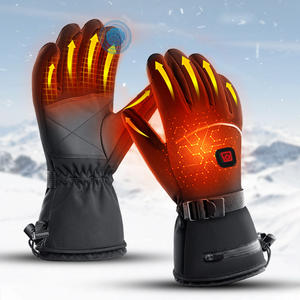 Temperatura ajustable batería eléctrica recargable invierno al aire libre guantes calefactables motocicleta esquí montar caza cómodo - Product Image 1